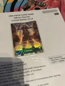 One Piece Official Playmat Vol.3 Nami With Usopp Op10-042 Leader Alt - Image 5