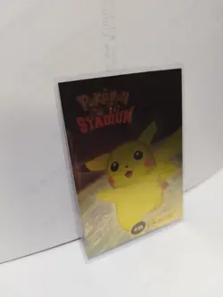 2000 Danone Pokemon Stadium Pikachu #25 7/8 Holo Foil - Image 2
