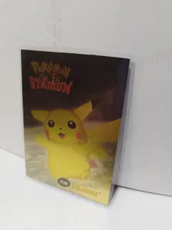 2000 Danone Pokemon Stadium Pikachu #25 7/8 Holo Foil - Image 3