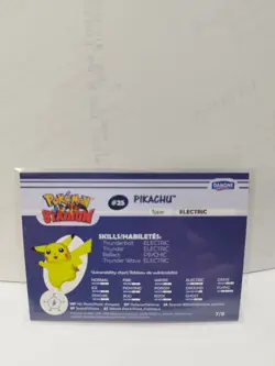 2000 Danone Pokemon Stadium Pikachu #25 7/8 Holo Foil - Image 5