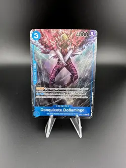 One Piece Romance Dawn TCG OP01-073 R Alt Art Donquixote Doflamingo GRADE WORTHY - Image 1
