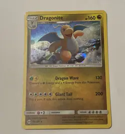 Pokemon Dragonite Holo Rare Card 96/149 Sun Moon Base Set Mint Condition - Image 1