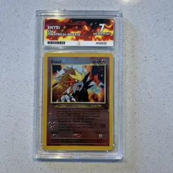 ENTEI 2001 Pokemon 3 Movie Promo #34 ACE 7 NM Reverse Foil Holo Rare PSA - Image 1