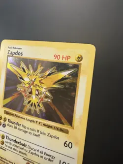 Pokemon TCG Zapdos Holo Rare Card Base Set, Shadowless, 16/102 - Image 4
