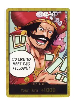 DON!! Card Gol.D.Roger Gold DON!! One Piece Carrying On His Will NM - Image 1