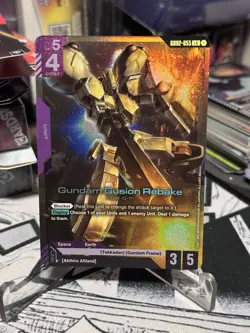 Gundam Card Game - Dual Impact - Gundam Gusion Rebake LR GD02-055 - NM Foil - Image 1