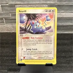 Pokemon TCG Azurill EX Sandstorm Card 31/100 40 HP Common Regular - Image 1
