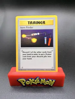 Item Finder 74/102 Shadowless 99 Base Set Pokemon TCG Trading Card NM - Image 1
