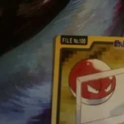 Voltorb File 100 - Bandai Carddass Pocket Monsters - Pokemon Card - Image 2