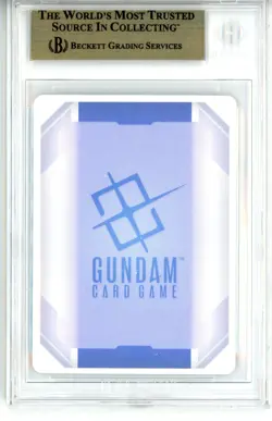 BGS GEM MINT 9.5 Gundam Card Game Gundam RX-78-2 GD01-001 LR+ Newtype Rising - Image 2
