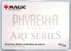 Art Series: Phyrexia: All Will Be One-Elesh Norn, MoM Art Card (64/81)-NM/M - Image 2