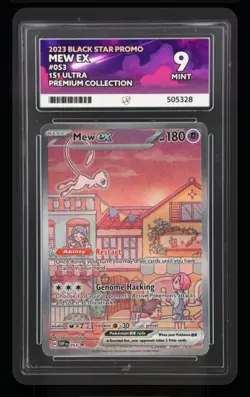 Mew EX Black Star Promo Special Illustration SVP053 Pokemon Card ACE Graded UPC - Image 1