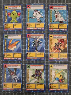 Vintage Digimon Battle Series 1 Cards Complete Starter Deck Set Saberleomon ++ - Image 2