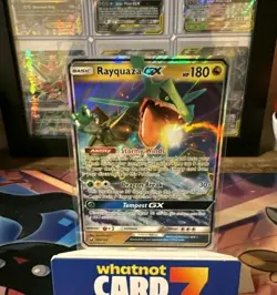 2018 Pokemon Rayquaza GX 109/168 Holo UR Card Celestial Storm Near Mint - Image 1