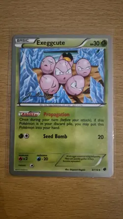 Pokemon TCG Plasma Freeze Exeggcute World Championship 2015 Card 4/116 - Image 1