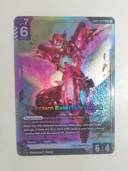 Gundam Exia (Trans-Am) GD03-049 LR - Steel Requiem - Gundam TCG Card Game CCG - Image 1