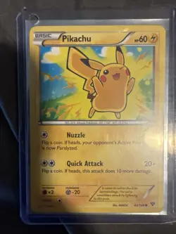 Pokemon TCG Pikachu #4 Stamped 1999 WB Movie Black Star Promo Card - Image 2