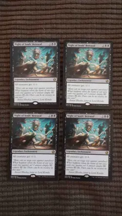 Magic: the Gathering / MtG Night of Souls' Betrayal x4 Iconic Masters - Image 1