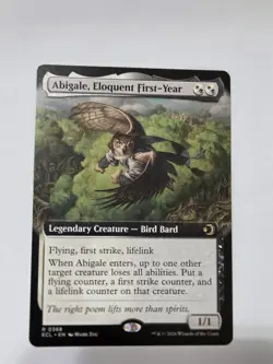 Abigale, Eloquent First-Year - 368 - MTG: Lorwyn Eclipsed - Extended Art - Image 1