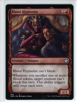 BLOOD HYPNOTIST (SHOWCASE) Crimson Vow #302 VOW(NM+)(MTG) - Image 1