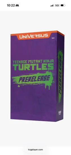 Teenage Mutant Ninja Turtles Pre Release Sealed UniVerses Magic The Gathering - Image 1