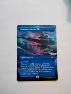Otawara, Soaring City (Borderless) Kamigawa: Neon Dynasty Foil - Image 1