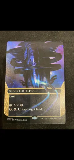 Deserted Temple (Borderless) Edge of Eternities #11 Magic The Gathering. - Image 1