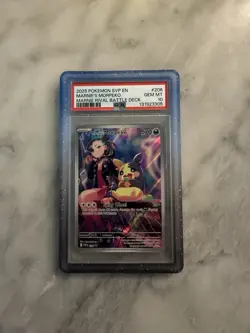 Pokemon Marnie’s Morpeko PSA 10 Holo Rare Scarlet & Violet Promo 206 - Image 1