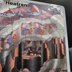 Pokemon Heatran Pocket TCG Holo With Texture Read Description - Image 2
