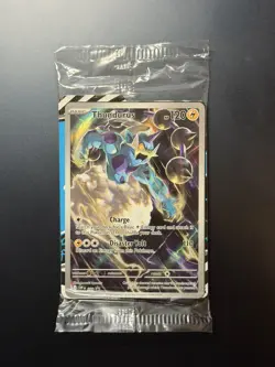 SEALED Pokemon Thundurus 209 Black Bolt ETB Promo - Image 1