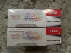 Pokemon Prismatic Evolutions Costco 2 Pack Bundle 2 ETB And 2 Booster Bundles - Image 3