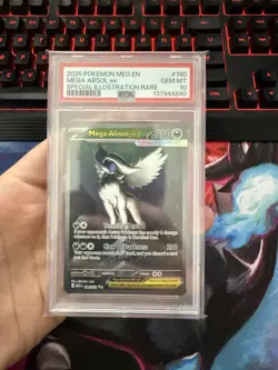 2025 POKEMON MEG EN-MEGA EVOLUTION #180 MEGA ABSOL EX PSA 10 - Image 1