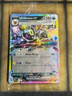 Pokemon Umbreon EX 060/131 Prismatic Evolutions Stamp Promo Sealed - Image 1