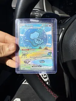 Pokemon TCG Mew ex 232/091 SV: Paldean Fates Holo Alt Art - Bubble Mew Near Mint - Image 1