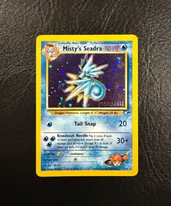 2000 Pokemon Promo - Misty's Seadra - Holo - Prerelease - With a Swirl! - Image 1