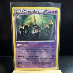 2012 POKEMON NEXT DESTINIES CHANDELURE 101/99 SECRET RARE NM - Image 1