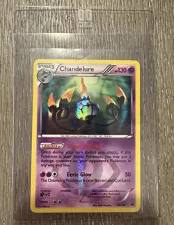 Pokemon TCG Next Destinies Chandelure Holo Card 101/99 Secret Rare - Image 3