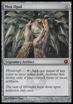 Magic the Gathering MTG Mox Opal (179) Scars of Mirrodin LP - Image 1