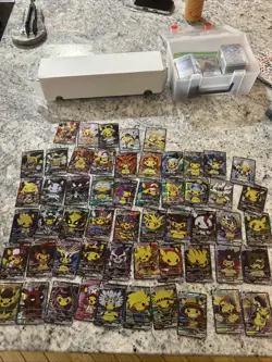 Pikachu VCOS COMPLETE SET - 55x Pokemon Cards Cosplay Holo Full Art Alt Art Card - Image 1