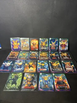 Lot Of 22 Pokemon Pikachu Cosplay Trading Cards Custom Cards (movies, Horror) - Image 1