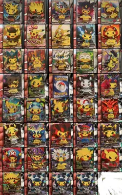 Pikachu VCOS COMPLETE SET- 55x Cards Cosplay Holo Full Art Alt Art Card (SEALED) - Image 2