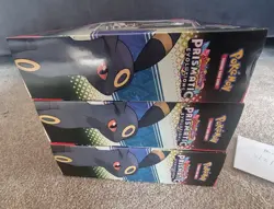 Pokemon TCG Prismatic Evolutions Premium Figure Collection Box (3) Brand New - Image 2