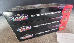 Pokemon TCG Prismatic Evolutions Premium Figure Collection Box (3) Brand New - Image 4