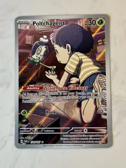 Poltchageist 171/167 - Twilight Masquerade Illustration Rare Holo Pokemon TCG NM - Image 1