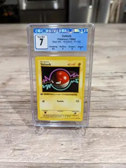 Voltorb - 67/102 - CGC 7 Mint - Pokemon - 1st Edition Shadowless Base Set - - Image 1