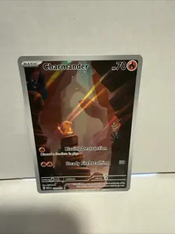 Charmander 168/165 Sv: Scarlet & Violet 151 Holo Pokemon TCG Rare , Miki Kudo NM - Image 1