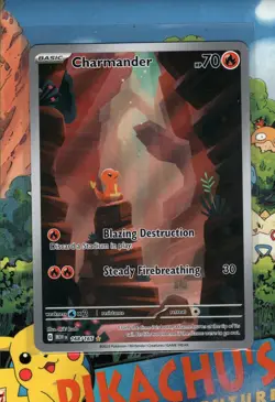 Pokemon TCG Charmander 168/165 Sv: Scarlet & Violet 151 Holo NM/M - Image 1