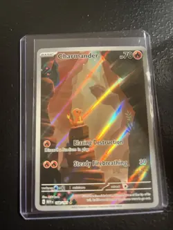 Pokemon TCG SV: Scarlet & Violet 151 #168/165 Charmander NM - Image 1
