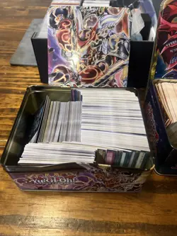 Two Vintage Yu-Gi-Oh Tins FULL of Cards Vintage Rare SR, Many 1st Ed Cards - Image 3