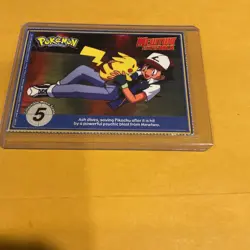 1999 Burger King PokeTrivia Trading Card - Kadabra #64 - Image 4